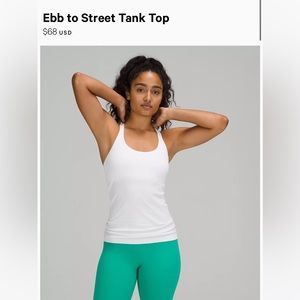 LULULEMON EBB TO STREET TANK TOP